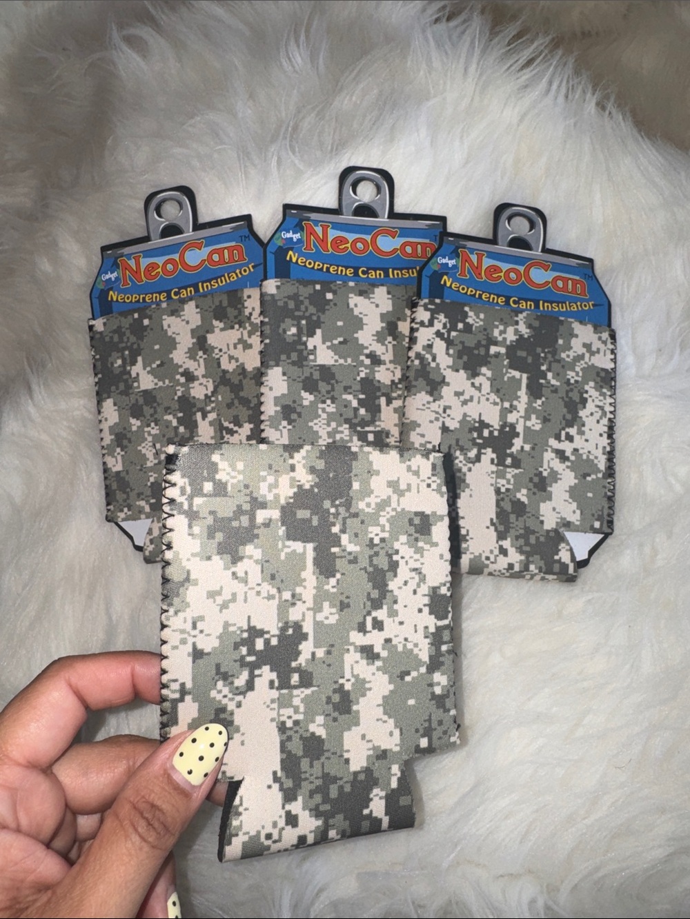 Neoprene Can Insulator - Digital Camo Green